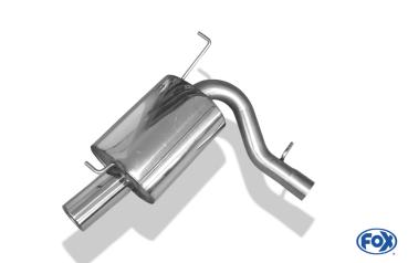Endschalldämpfer Durchmesser 70mm - 1x100 Typ 13 passend für: Mitsubishi Lancer Evolution VI